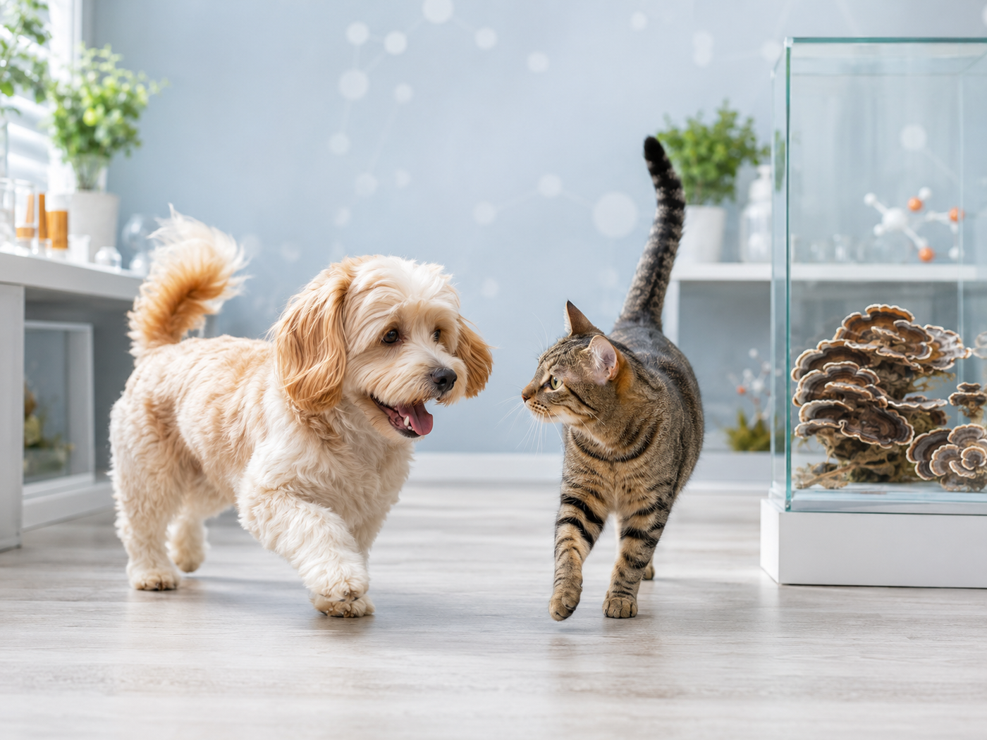犬貓、雲芝與腸道免疫研究